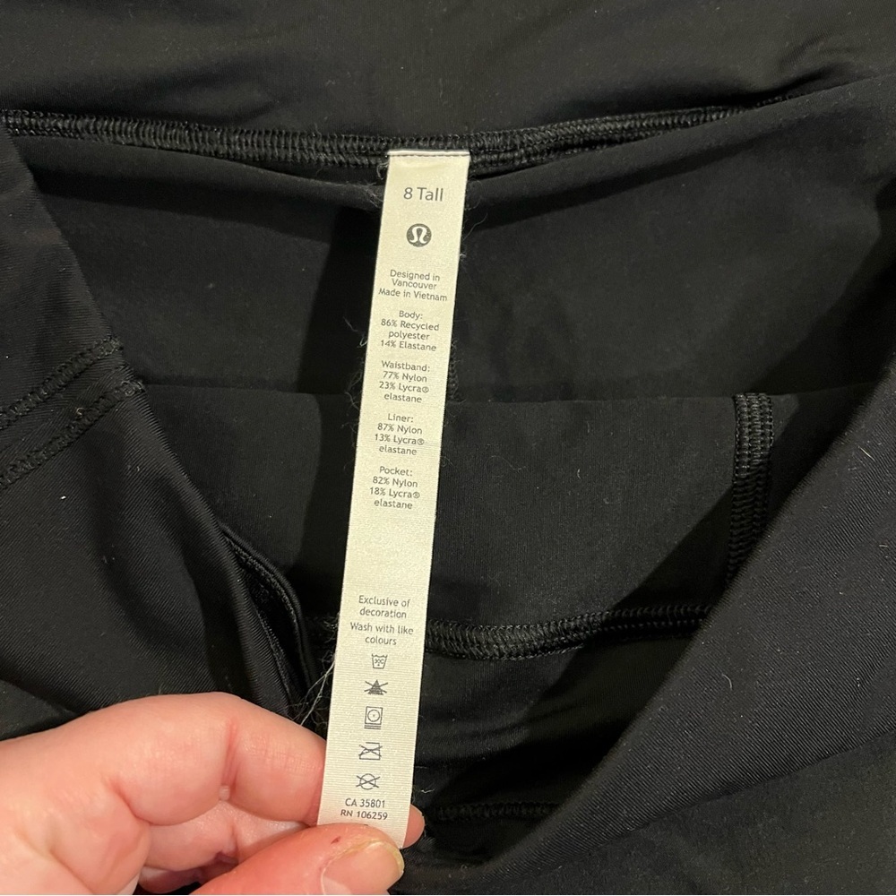 Lululemon Pace Rival Skirt Size 8 Tall
*4-way Stretch 15" Black - Picture 7 of 13